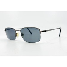 Stetson 240 Zyloware Sunglasses Gunmetal Rectangular Metal Frame 53-19-058 Mens