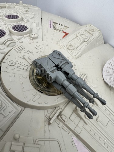 Original Vintage 1979 Kenner STAR WARS Millenium Falcon, Near Complete + 2 Figs - Picture 5 of 24