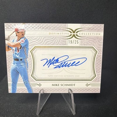 2025 Topps Definitive Legendary Auto Mike Schmidt Phillies 19/25 #LAC-MSC HOF  