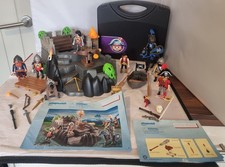 Playmobil 6627 DRAGON KNIGHTS FORT & 5894 PIRATES CARRY CASE & Pirates Bundle