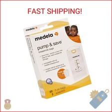 Medela Pump  Save Breast Milk Storage Bags, 20 Count Pack, Breastmilk Freezer B