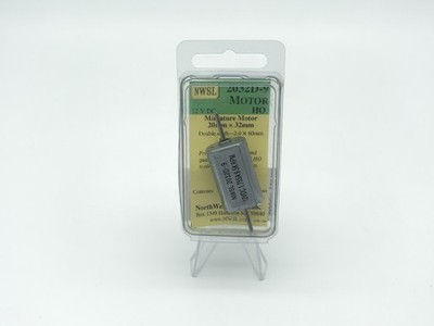 NWSL - Sagami Flat Motor - 20x32mm Double Shaft 2.0x60mm - Train Part 2032D-9