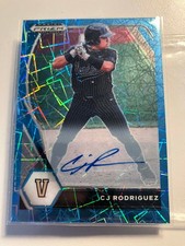 2021 Panini Prizm Draft Picks - CJ Rodriguez Carolina Blue Velocity - Auto Vandy
