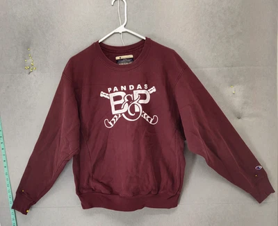 Vintage Pandas Sweatshirt Mens Medium NCAA Field Hockey Crewneck Champion 90s - Image 1 of 4
