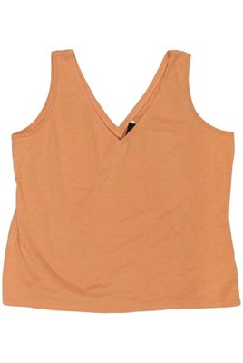 Boden Top Damen Trägertop Tanktop Unterhemd Gr. XL Baumwolle Orange #kn4xem0