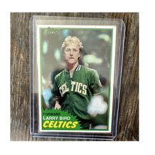 Topps 1981-82 Larry Bird #4 Boston Celtics Basketball Base Set Card