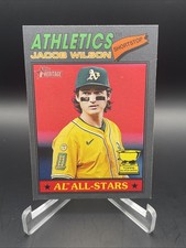 2026 Topps Heritage - Jacob Wilson #17 Dark Gray Border