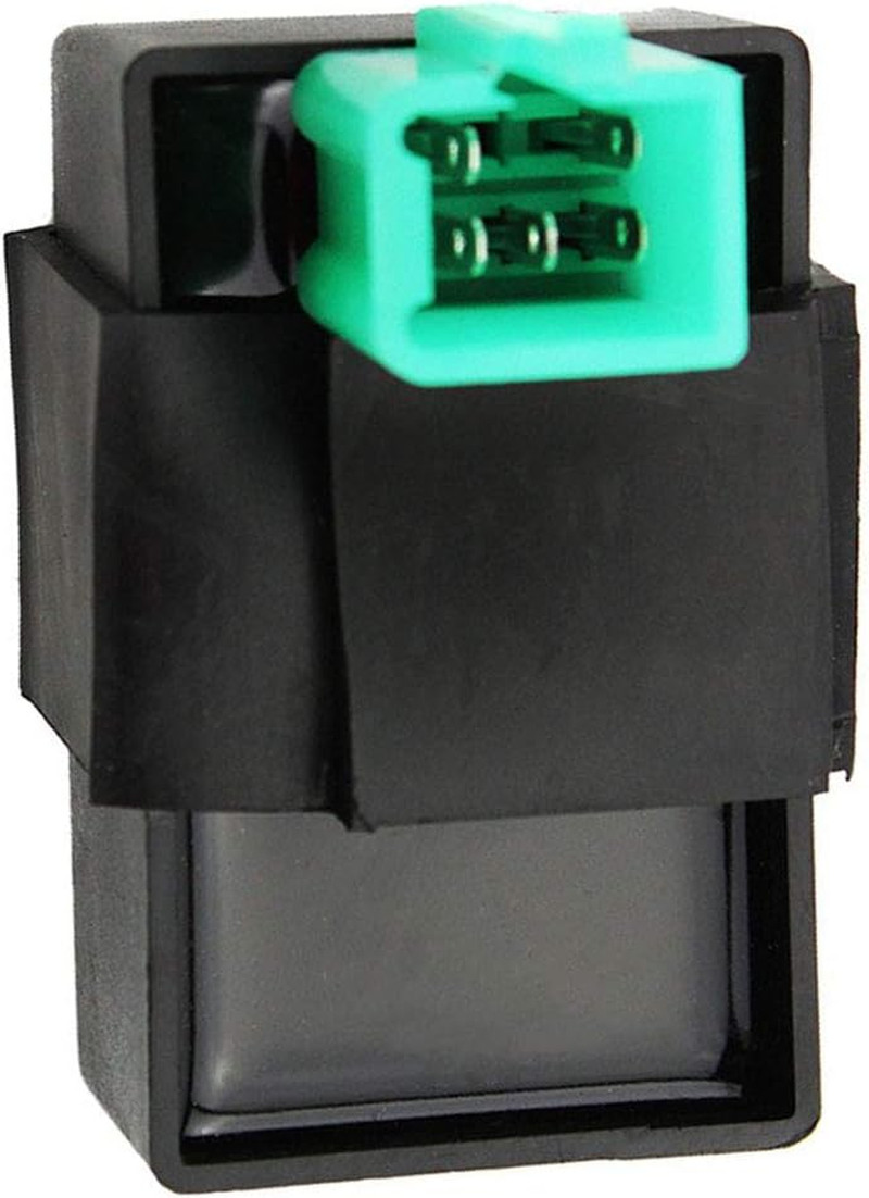Ignition Coil Solenoid Relay Voltage Regulator 5-PIN CDI Box Spark Plug for 50Cc