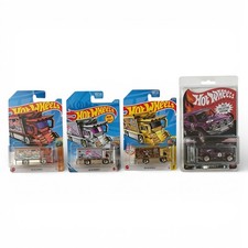 Hot Wheels 4-piece die-cast car set bundle