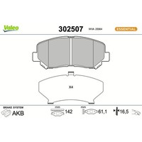 Valeo 302507 Bremsbelagsatz FüR Mazda CX 5 KE GH KF