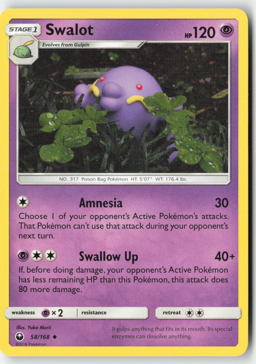 Pokemon - Swalot #58/168 - CES Uncommon