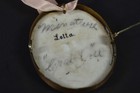Antique Miniature Portrait Porcelain Handpainted  "Lotta Crabtree" Pin Brooch  — photo 6