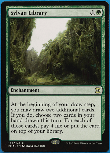 Sylvan Library Eternal Masters PLD Green Rare MAGIC CARD (ID# 505385) ABUGames