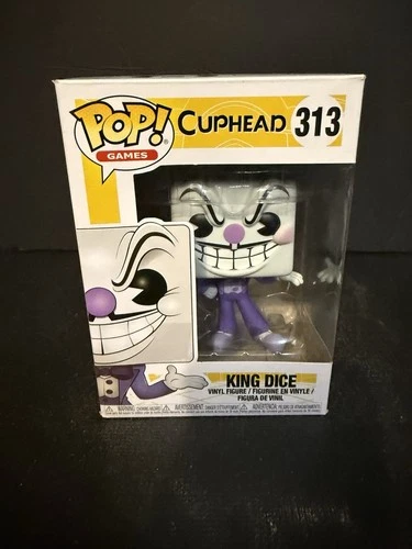 FUNKO POP ! KING DICE 313 CUPHEAD POP GAMES B01 BOX NOT MINT