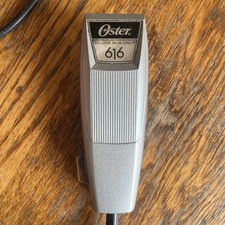 OSTER 616 LIMITED EDITION CHROME 616-90 WHISPER CLIPPER USED GOOD - NEEDS BLADES