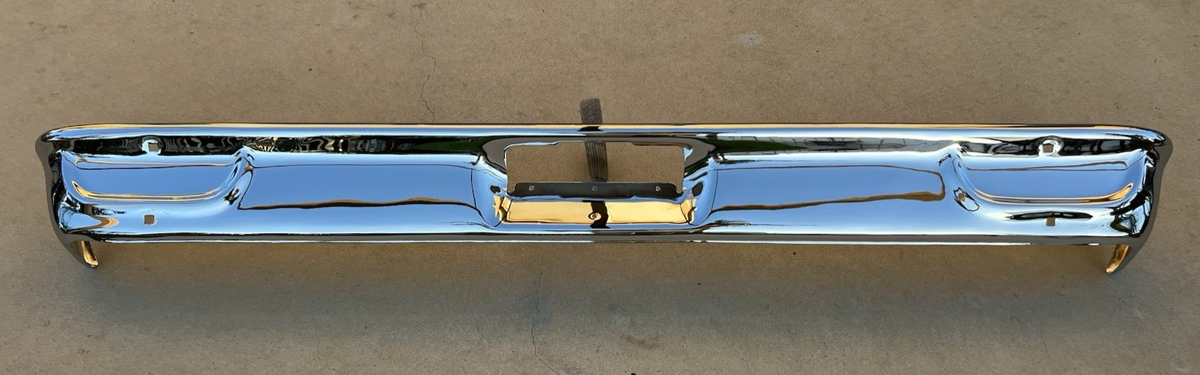 FORD GALAXIE FAIRLANE NEW TRIPLE PLATED CHROME REAR BACK BUMPER