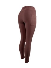 Solid Deep Dusty Desert Rose - Leggings Multiple Sizes W/ POCKETS