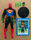 DC Multiverse McFarlane Worlds Finest Batman Superman Fusion Figure COMPLETE