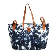 Borsa a tracolla media multicolore Scuderia Ferrari unisex "Washed Denim"