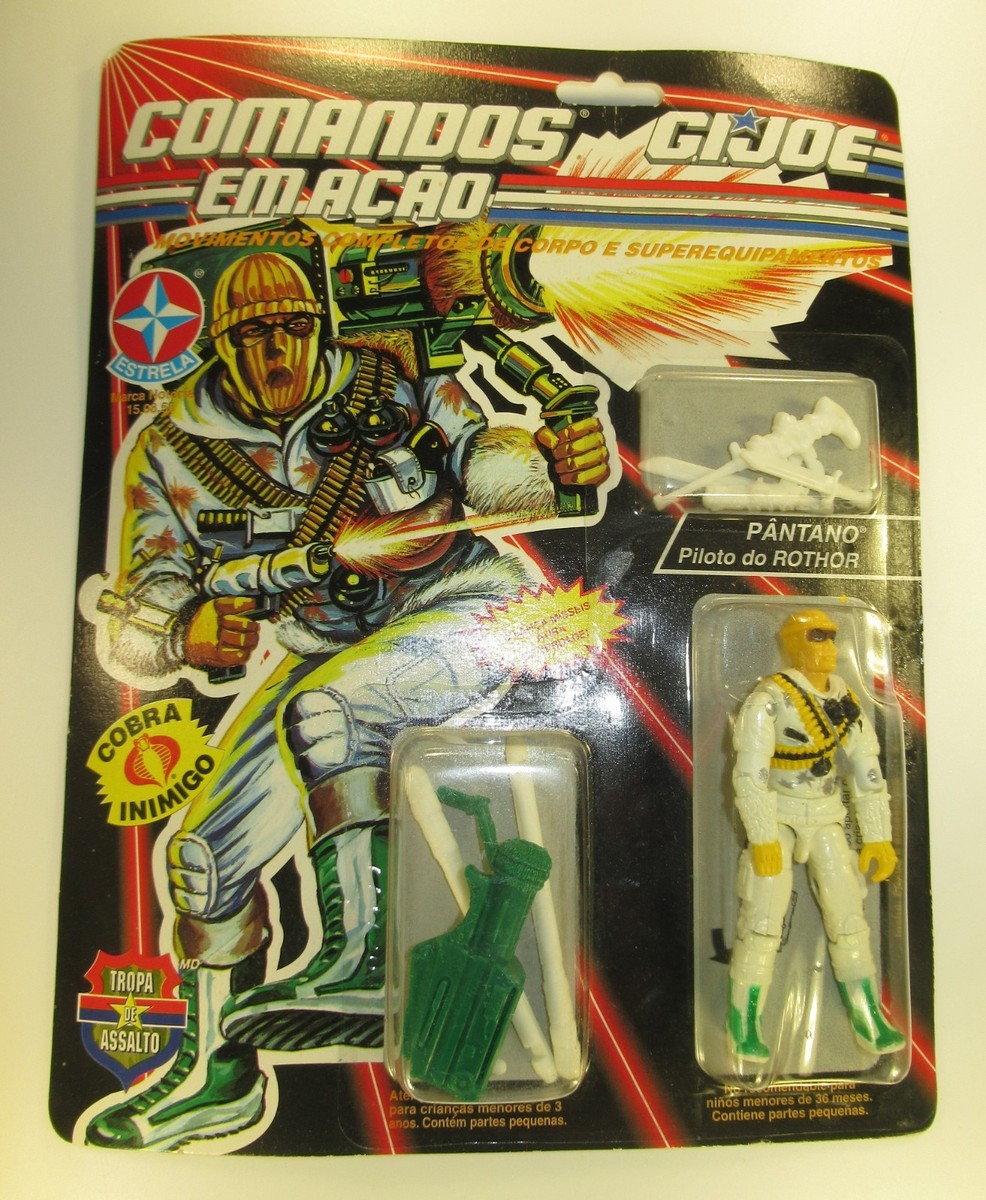 Pantano GI Joe Brazil Iceberg as Cobra MOC Sealed Comandos Em Acao