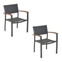 Mx Gartensessel Paxos Set 2Tlg. Stapelsessel Gartenstuhl Stapelstuhl Balkonstuhl