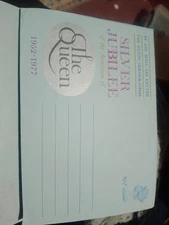 Vintage Folded Long Live The Queen  Air Mail Aerogramme