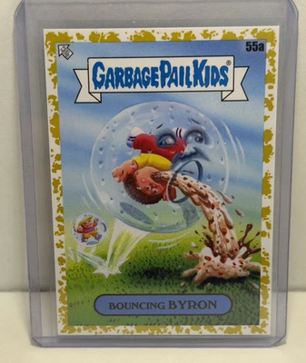 2024 Garbage Pail Kids At Play Bouncing Byron GOLD /50 #55A - Bild 1 von 2