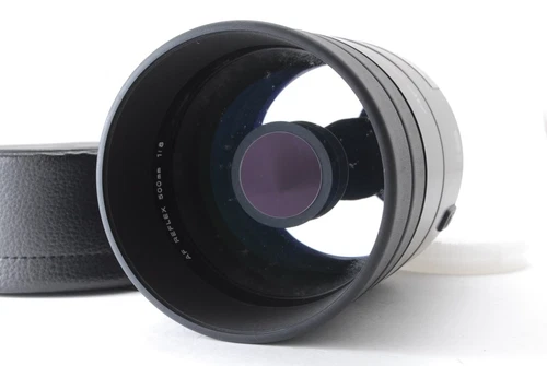 [Quasi come nuovo/cappuccio] Minolta AF 500mm f/8 RF Reflex Teleobiettivo Specchio dal GIAPPONE - Foto 1 di 24