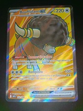 💫carta Pokemon Bouffalant Ex Set fuoco bianco 162/086 full art ita nm