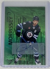 Josh Morrissey 2023-24 Metal Universe Hockey PMG Green Precious Gems /10 Auto