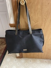 Versace Fragrance Tote Bag Black Women’s Limited Large