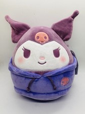 Squishmallows x Sanrio Hello Kitty  Friends Purple Hoodie Kuromi 8  Plush NWT