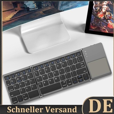 Foldable Wireless Keyboard Lightweight Small Keyboard for Universal Tablet Phone