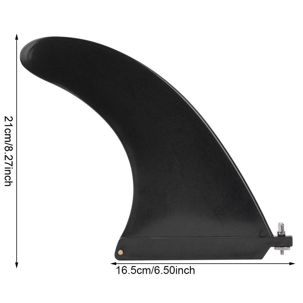 1PC Plastic Detachable Inflatable Surfboard Fins Stability For Surfing Black Use