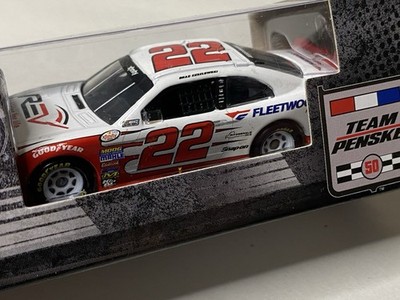 1/64 Action Box NASCAR Diecast 2016 Brad Keselowski #22 REV Fleetwood RV Mustang