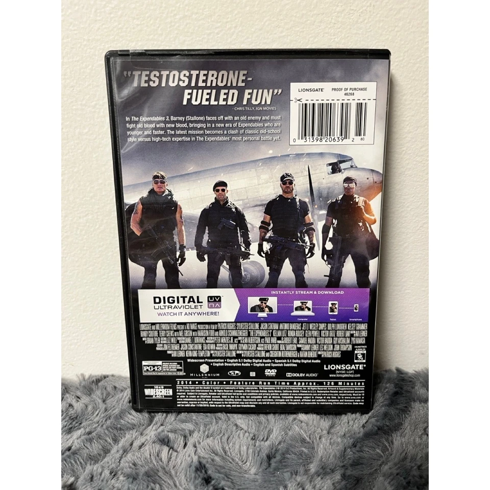 The Expendables 3 DVD + Digital HD Action Movie Stallone Schwarzenegger - Image 2 of 3
