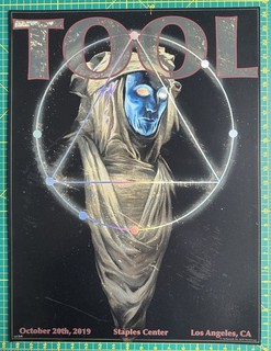 Tool Poster Staples Center #1 Los Angeles October 20 2019 Original Jeff Nentrup