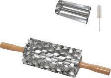 98-Hole Stainless Steel Doughnut Cutter with Replaceable Blade for Perfect Treat