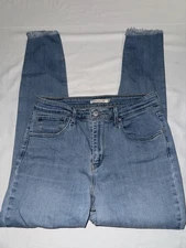 Levis 721 Jeans Womens 31 Blue High Rise Skinny Light Wash Denim Capsule Casual