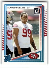 Alfred Collins 2025 Donruss #355 Rookie San Francisco 49ers RC