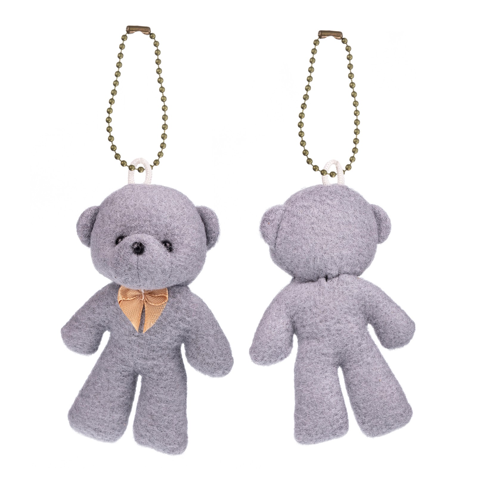 20Pcs Ball Bead Chain, Metal Ball Chain with Connectors,Coffee