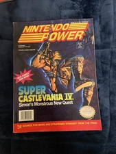 Nintendo Power Magazine January 1992 Volume 32 Super Castlevania IV w/Poster