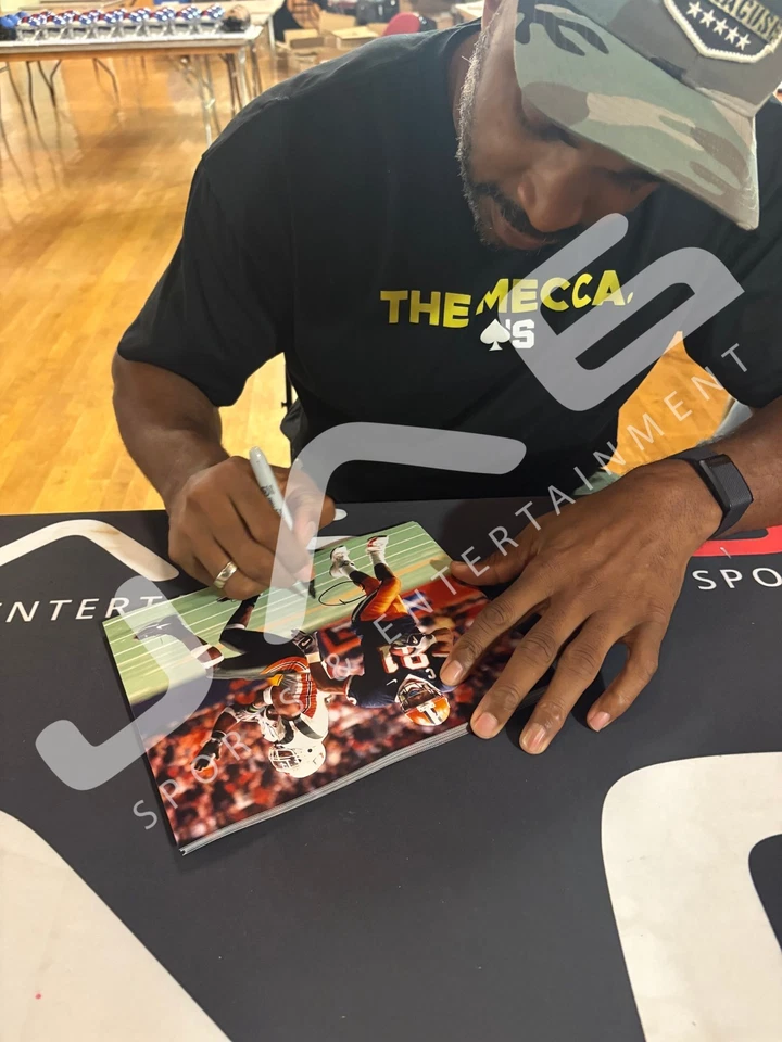 David Tyree autographed signed 8x10 photo NCAA Syracuse Orange JSA COA - Image 2 of 2