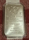 Rare 1oz  .999 fine silver - 79th Element bar