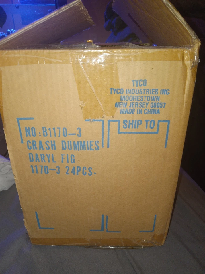 TYCO CRASH DUMMIES 1991 Nº1170-3 FIGURAS DARYL ESTUCHE DE 24 MUY RARO Foto 3 de 4