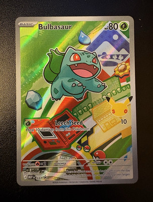 Nintendo Pokemon TCG Bulbasaur 037 Me Mega Evolution Promo Holo 80 HP Eng