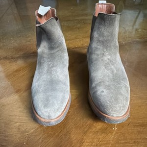 Common Projects Chelsea Boots Suede Mens 41 US 8 Distressed Patina Pull On Italy Common Projects | Shoes | Common Projects Suede Chelsea  main image 4