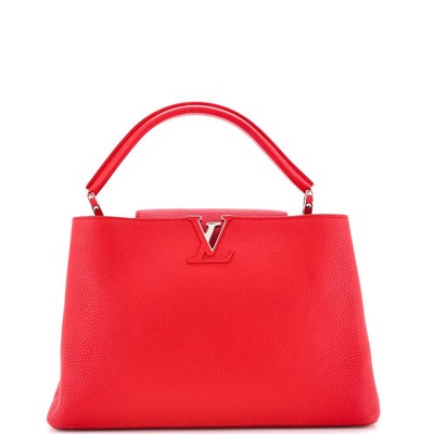 Louis Vuitton Capucines Bag Leather MM