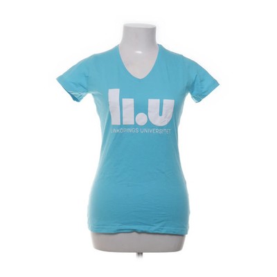 Linköpings Universitet, T-shirt, Größe: M, Blau, Baumwolle, Print, Damen #yit