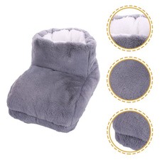 Plush Foot Warmer Heater Shoes Electric USB Powered Fast Heating Pad for Feet